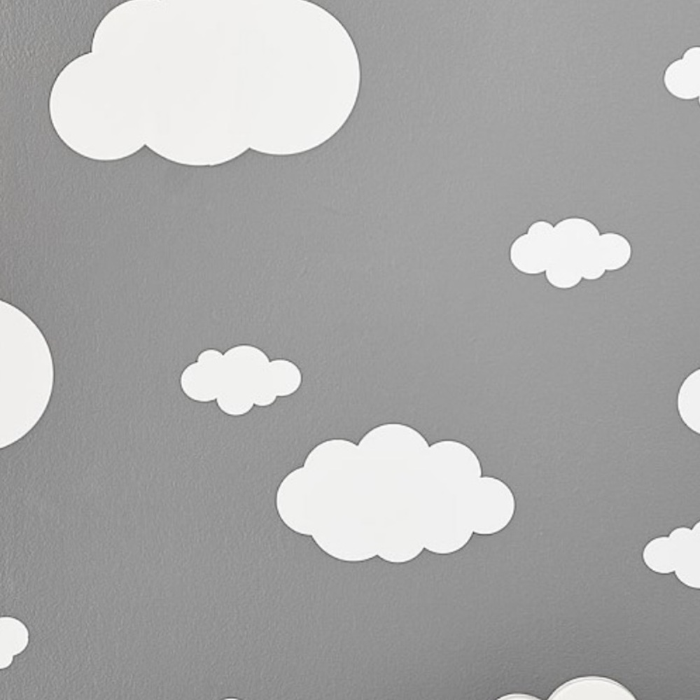 Pottery Barn Kids Cloud Wall Decals